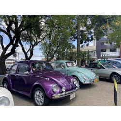 A Exposição de Veículos Antigos em Campo Largo encantou pessoas de todas as idades